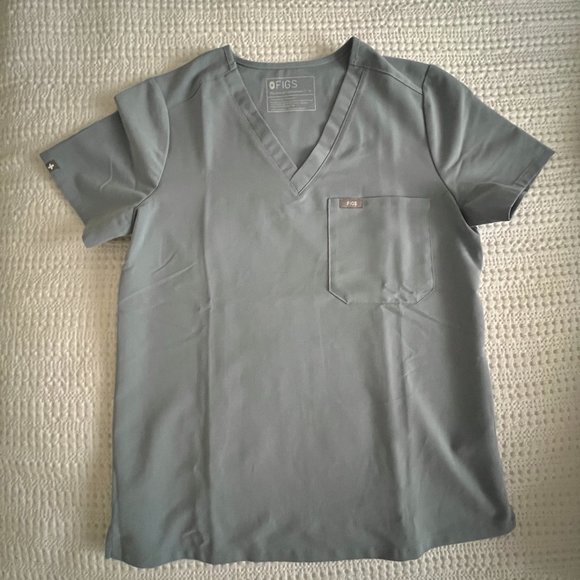 FIGS Dusty Blue Women's Scrub Set - Picture 2 of 4